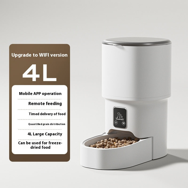 Automatic Pet Feeder with Wi-Fi & App Control