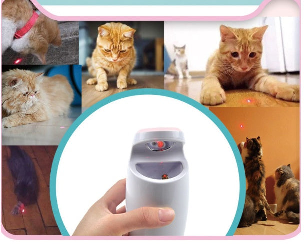 Smart LED Laser Toy for Cats – USB Rechargeable Interactive Fun