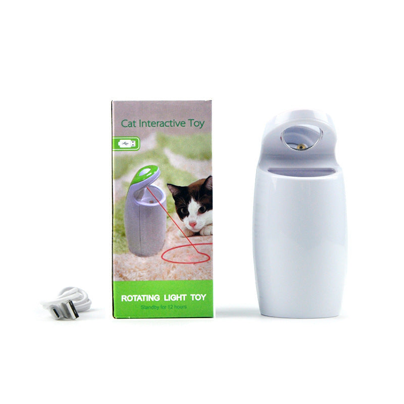 Smart LED Laser Toy for Cats – USB Rechargeable Interactive Fun