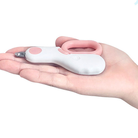 LED Illuminated Pet Nail Trimmer — Silent & Safe