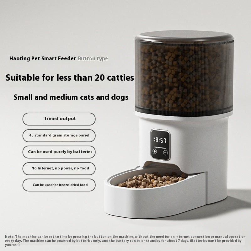 Automatic Pet Feeder with Wi-Fi & App Control