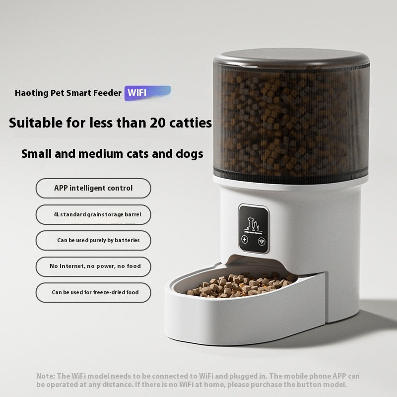 Automatic Pet Feeder with Wi-Fi & App Control