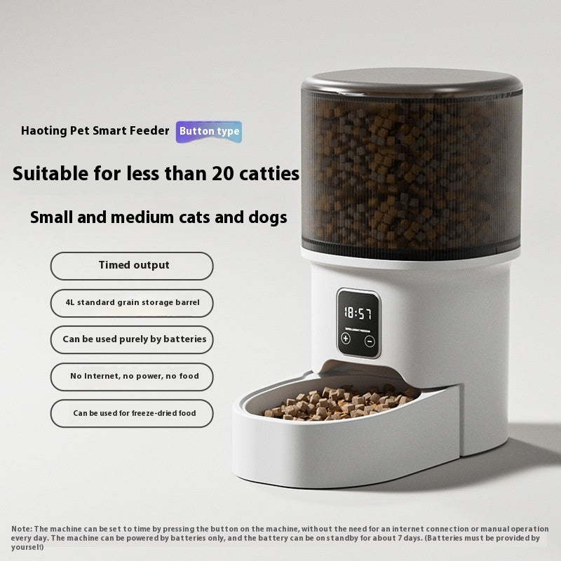 Automatic Pet Feeder with Wi-Fi & App Control