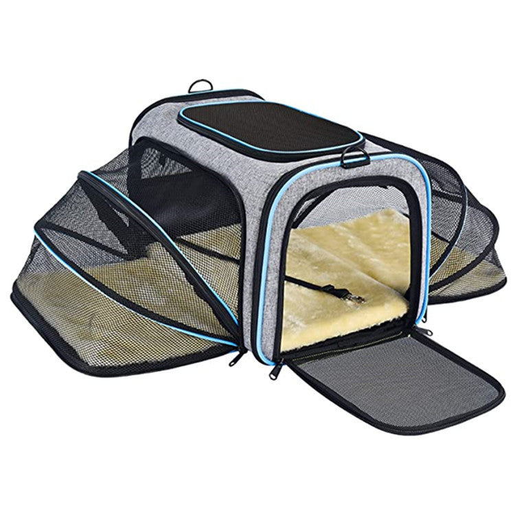 Soft-Sided Airline-Approved Pet Carrier with Expandable Design