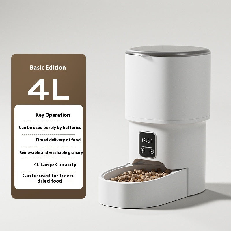 Automatic Pet Feeder with Wi-Fi & App Control