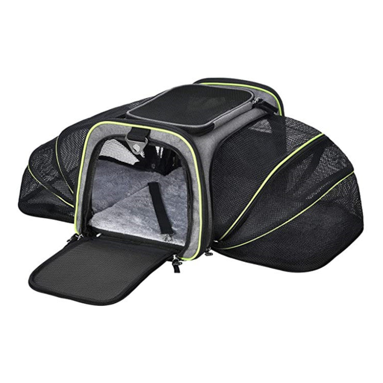 Soft-Sided Airline-Approved Pet Carrier with Expandable Design