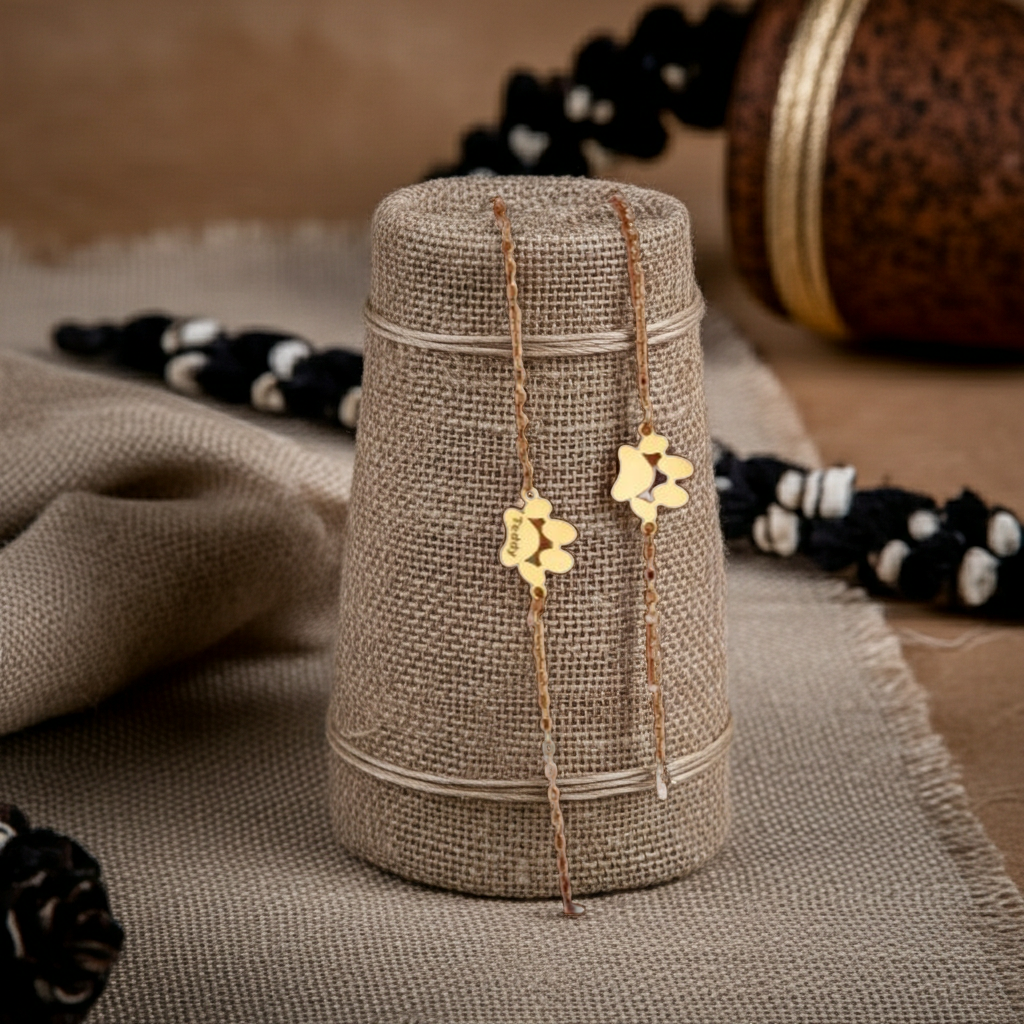 Engraved Pet Paw Bracelet – A Heartfelt Keepsake for Pet Lovers