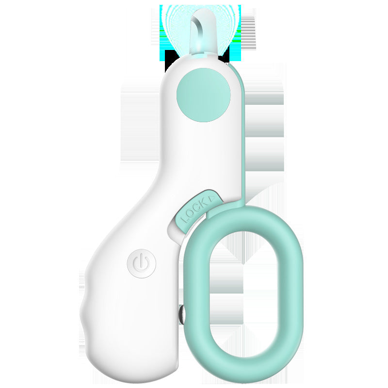 LED Illuminated Pet Nail Trimmer — Silent & Safe