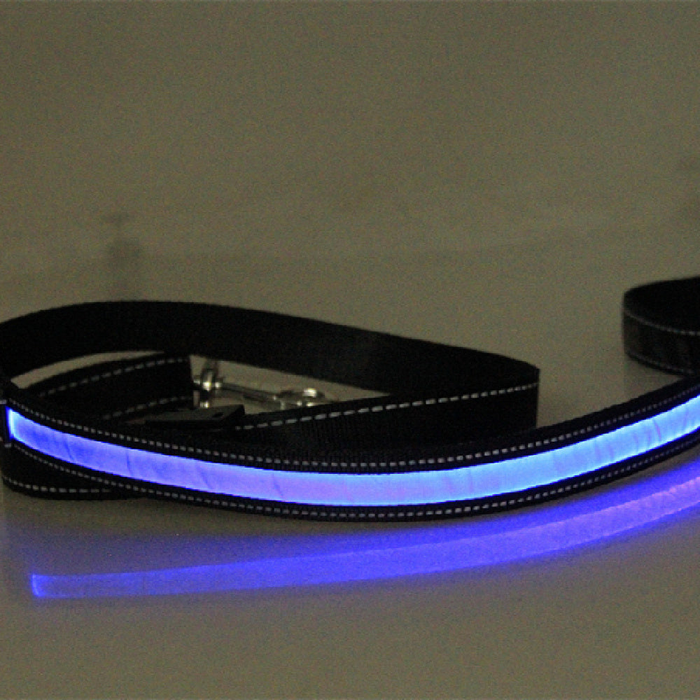 Solar LED Dog Collar – Adjustable, Waterproof, Rechargeable
